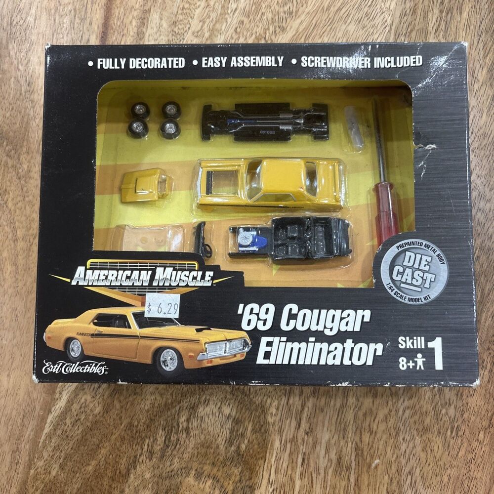 Ertl Collectibles American Muscle ‘69 Cougar Eliminator Model Kit New In Box